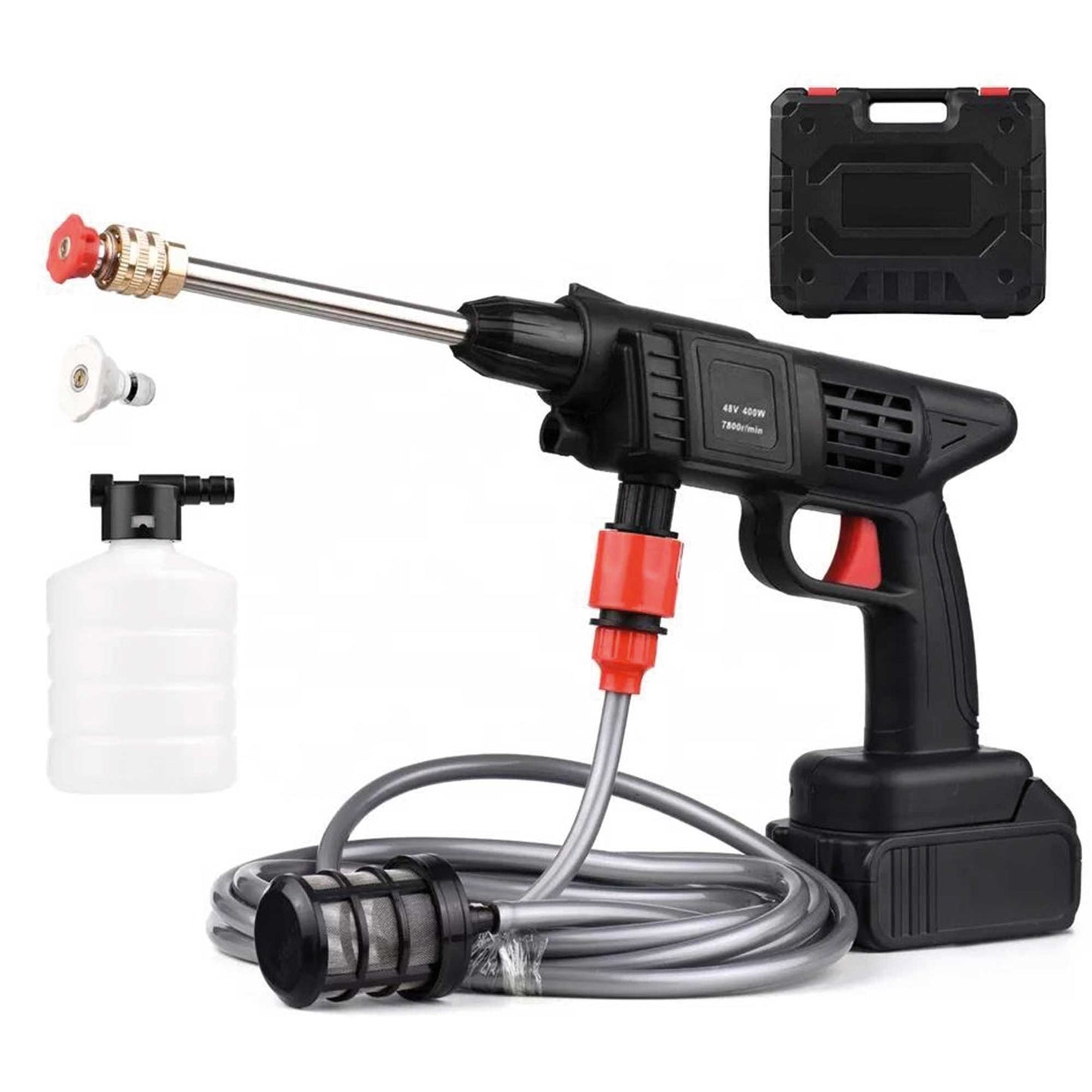 Hidrolavadora Portatil Con 2 baterias